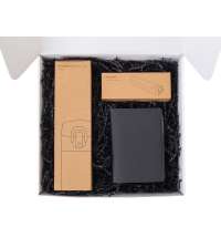 Подарочный набор &laquo;Premier&raquo; с термокружкой, парковочной визиткой и обложкой для документов