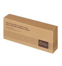 Часы настольные с беспроводной зарядкой &laquo;Index&raquo;, 10 Вт