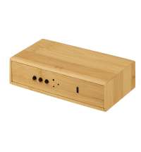 Часы настольные с беспроводной зарядкой &laquo;Index&raquo;, 10 Вт