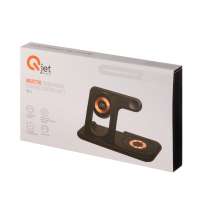 Беспроводная зарядная станция 3-в-1 &laquo;MajestIQ&raquo;, 15 Вт