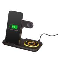 Беспроводная зарядная станция 3-в-1 &laquo;MajestIQ&raquo;, 15 Вт