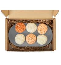 Набор свечей на подставке &laquo;Пионы&raquo;