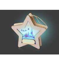 Новогодняя подвеска с подсветкой &laquo;Звезда&raquo;