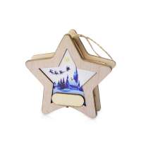 Новогодняя подвеска с подсветкой &laquo;Звезда&raquo;
