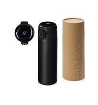 Вакуумная термокружка с индикатором и медной изоляцией &laquo;Bravo&raquo;, тубус, 400 мл