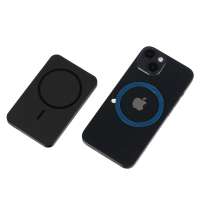 Магнитный беспроводной внешний аккумулятор &laquo;Razor&raquo;, металл, 5000 mAh