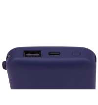 Внешний беспроводной аккумулятор с подсветкой лого &laquo;Astro&raquo;, soft-touch, 10000 mAh