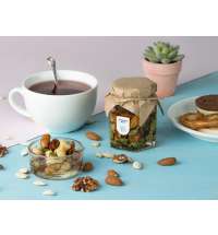 Мед с миксом из орехов