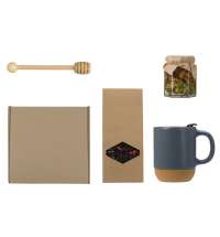 Подарочный набор с чаем, кружкой, медом и ложкой для меда