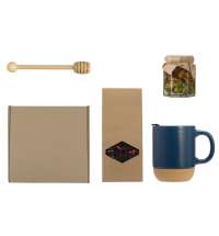 Подарочный набор с чаем, кружкой, медом и ложкой для меда