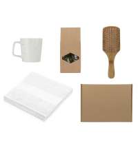 Подарочный набор для ванны с полотенцем, расческой и кружкой