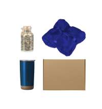 Подарочный набор с пледом, термокружкой и чаем