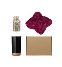 Подарочный набор с пледом, термокружкой и чаем