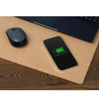 Пробковый коврик для рабочего места с беспроводной зарядкой &laquo;Querсus&raquo;