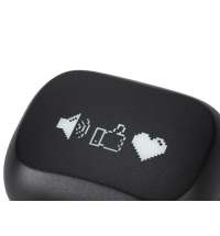 Беспроводные наушники с шумоподавлением ENC и подсветкой лого &laquo;Lites&raquo; с гравировкой