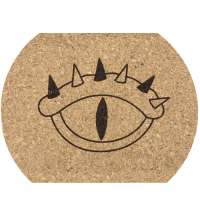 Набор костеров из пробки на подставке &laquo;Krock&raquo; с гравировкой