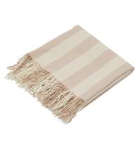 Плед &laquo;Reglet&raquo; из хлопка с бахромой