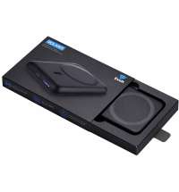 Магнитный внешний беспроводной аккумулятор &laquo;Polarix&raquo;, QC/PD, 10000 мАч