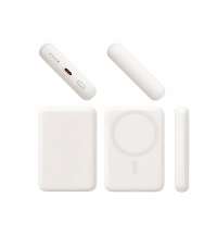 Магнитный внешний беспроводной аккумулятор &laquo;Polarix&raquo;, QC/PD, 10000 мАч