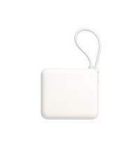 Внешний аккумулятор со встроенным кабелем &laquo;Liri&raquo;, QC/PD, 10000 мАч