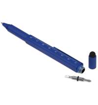 Ручка-стилус металлическая шариковая &laquo;Tool&raquo; с уровнем и отверткой