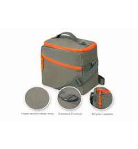 Изотермическая сумка-холодильник &laquo;Neo Classic&raquo; c контрастной молнией