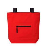 Сумка на молнии Zipper Neo из хлопка 280 г c карманом на молнии спереди