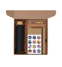 Набор &laquo;Wooden&raquo; с бутылкой, блокнотом, ручкой и подставкой для телефона 