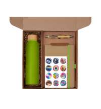 Набор &laquo;Wooden&raquo; с бутылкой, блокнотом, ручкой и подставкой для телефона 