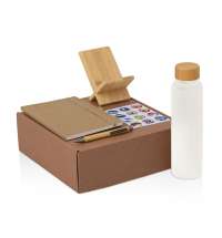 Набор &laquo;Wooden&raquo; с бутылкой, блокнотом, ручкой и подставкой для телефона 