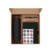 Набор &laquo;Warmpage&raquo; с термосом, блокнотом, ручкой и чаем