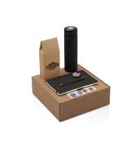 Набор &laquo;Warmpage&raquo; с термосом, блокнотом, ручкой и чаем