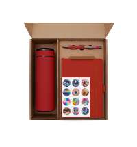 Набор &laquo;Warmpage&raquo; с термосом, блокнотом, ручкой и чаем