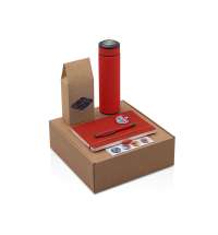 Набор &laquo;Warmpage&raquo; с термосом, блокнотом, ручкой и чаем