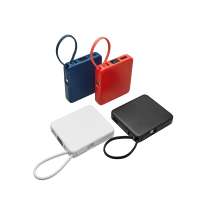 Внешний аккумулятор со встроенным кабелем USB-C &laquo;Дэнси&raquo;, 5000 мАч