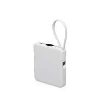 Внешний аккумулятор со встроенным кабелем USB-C &laquo;Дэнси&raquo;, 5000 мАч