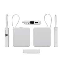 Внешний аккумулятор со встроенным кабелем USB-C &laquo;Дэнси&raquo;, 5000 мАч