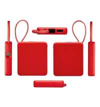 Внешний аккумулятор со встроенным кабелем USB-C &laquo;Дэнси&raquo;, 5000 мАч