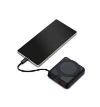 Магнитный беспроводной внешний аккумулятор c подсветкой лого &laquo;Энчант&raquo;, 10000 мАч