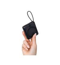 Магнитный беспроводной внешний аккумулятор c подсветкой лого &laquo;Энчант&raquo;, 10000 мАч