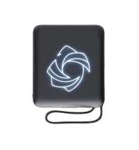 Магнитный беспроводной внешний аккумулятор c подсветкой лого &laquo;Энчант&raquo;, 10000 мАч