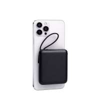 Магнитный беспроводной внешний аккумулятор c подсветкой лого &laquo;Энчант&raquo;, 10000 мАч