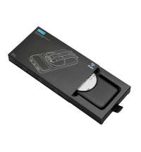 Магнитный беспроводной внешний аккумулятор со встроенными кабелями &laquo;Мэни&raquo;, 10000 мАч