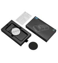 Магнитный беспроводной внешний аккумулятор со встроенными кабелями &laquo;Мэни&raquo;, 10000 мАч