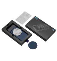 Магнитный беспроводной внешний аккумулятор со встроенными кабелями &laquo;Мэни&raquo;, 10000 мАч