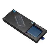 Внешний аккумулятор со встроенными кабелями &laquo;Фрэйм&raquo;, 10000 мАч