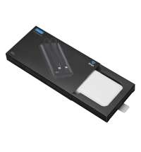 Внешний аккумулятор со встроенными кабелями &laquo;Фрэйм&raquo;, 10000 мАч