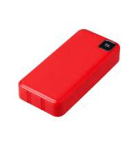 Внешний аккумулятор со встроенными кабелями &laquo;Фрэйм Про&raquo;, QC/PD, 20000 мАч