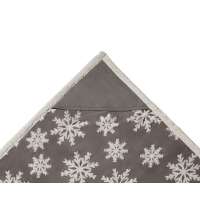 Плед Snowflake новогодний с капюшоном