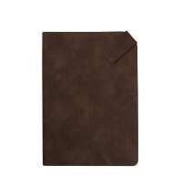 Блокнот А5 с магнитным клапаном в гибкой обложке &laquo;Chaplin&raquo;